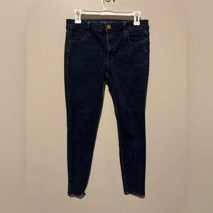 American Eagle Outfitters Dark Blue Skinny Jeans